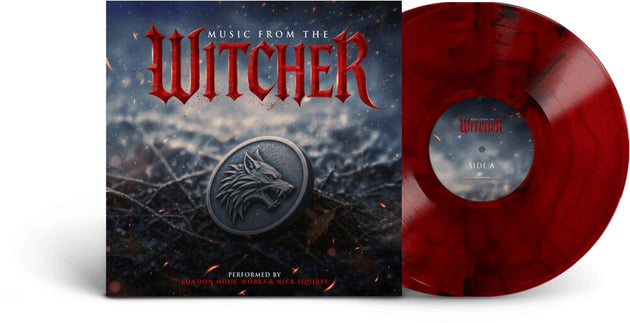 the album cover for London Music Works & Nick Squires - Music From The Witcher [Red]