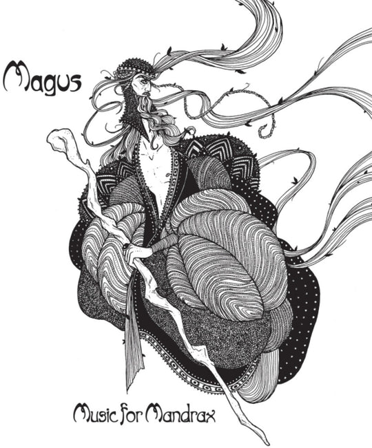 the album cover for Magus - Music For Mandrax