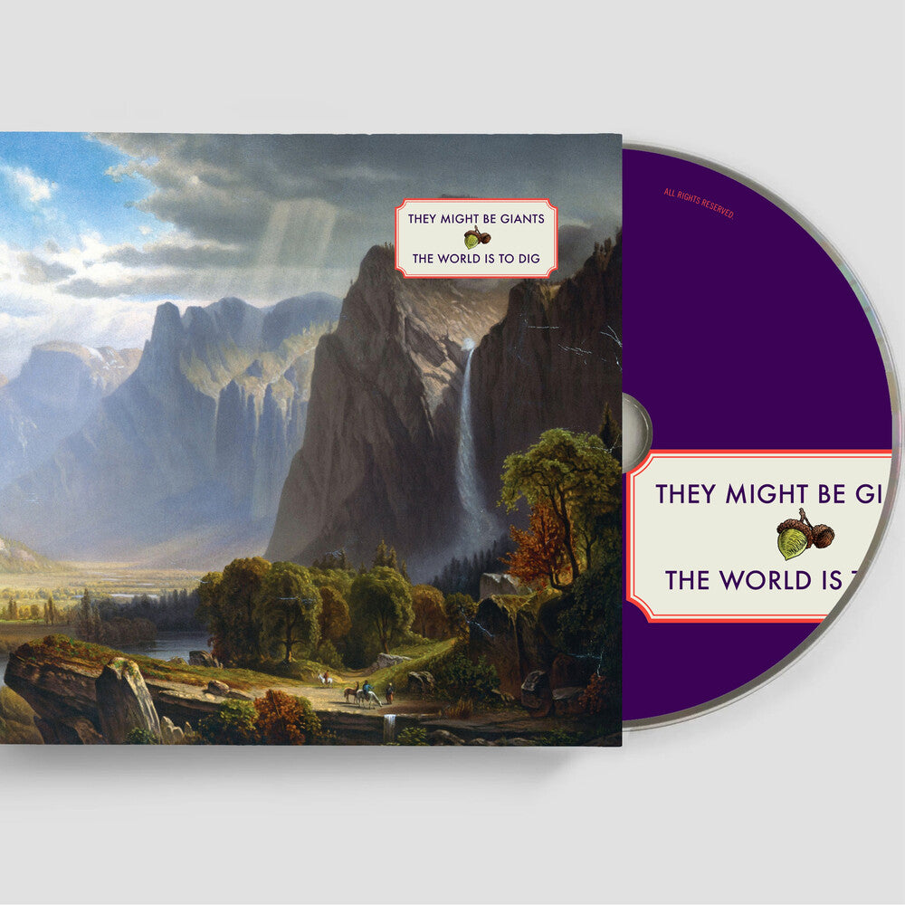 the album cover for They Might Be Giants - The World Is To Dig