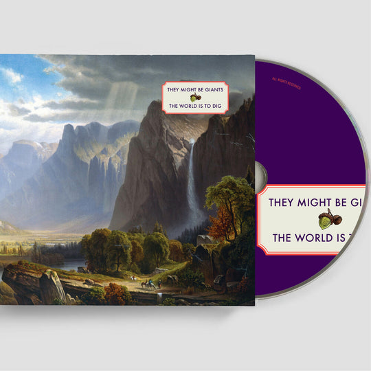 the album cover for They Might Be Giants - The World Is To Dig
