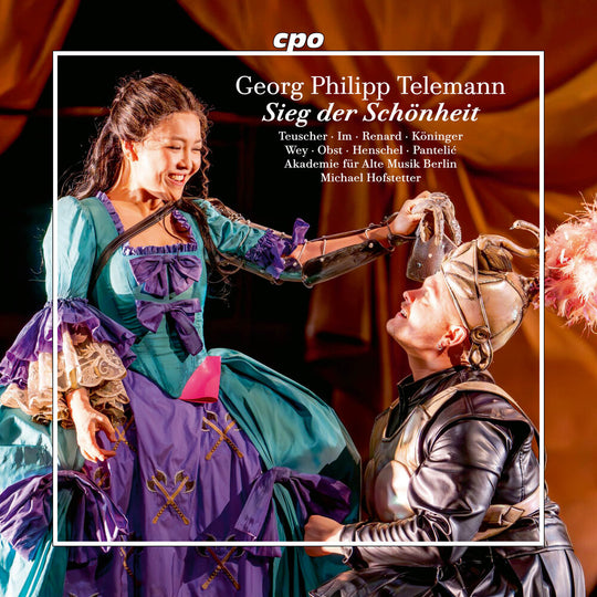the album cover for Lydia Teuscher - Sieg Der Schonheit Twv 21:10