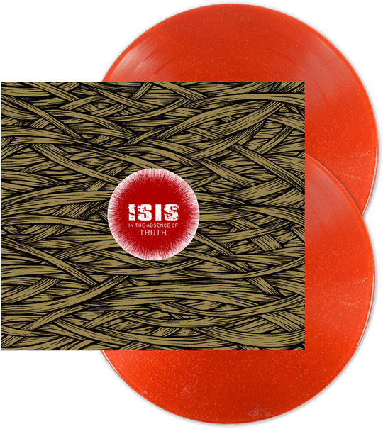 the album cover for Isis - In the Absence Of Truth [Indie Exclusive Eco-Mix Red Vinyl]
