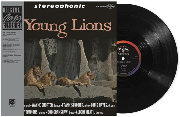 the album cover for The Young Lions - The Young Lions (Original Jazz Classics Series) [180g LP with tip-on jacket and OBI]