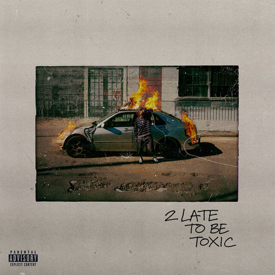 the album cover for Kaash Paige - 2 Late To Be Toxic [Translucent Orange Crush Color LP]