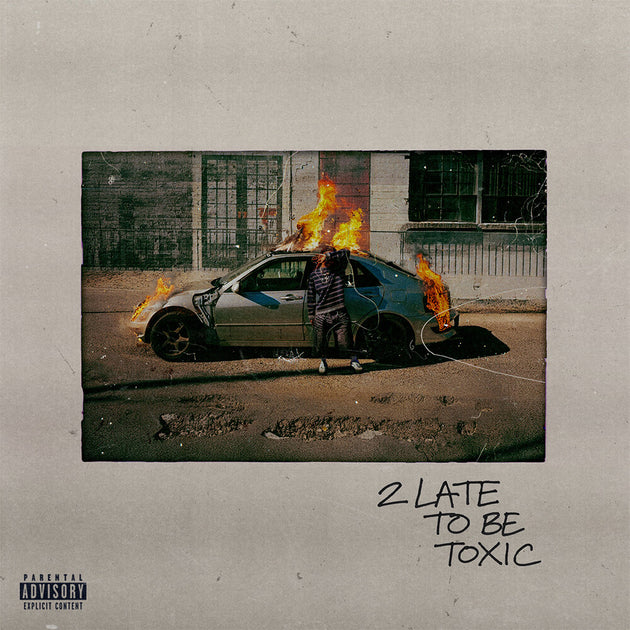 the album cover for Kaash Paige - 2 Late To Be Toxic [Translucent Orange Crush Color LP]