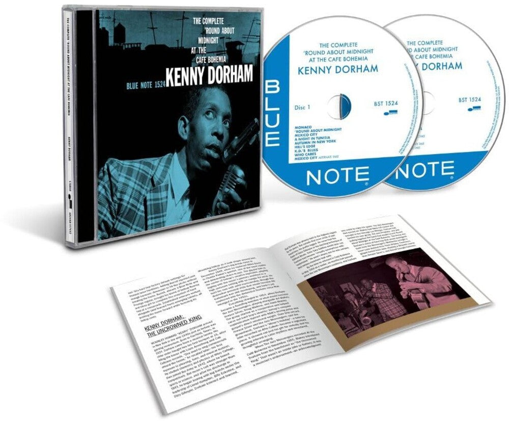 the album cover for Kenny Dorham - Complete 'round About At The Cafe Bohemia