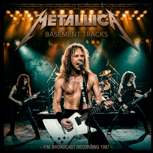 the album cover for Metallica - Basement Tracks - Green [Colored Vinyl] (Grn) [Limited Edition]