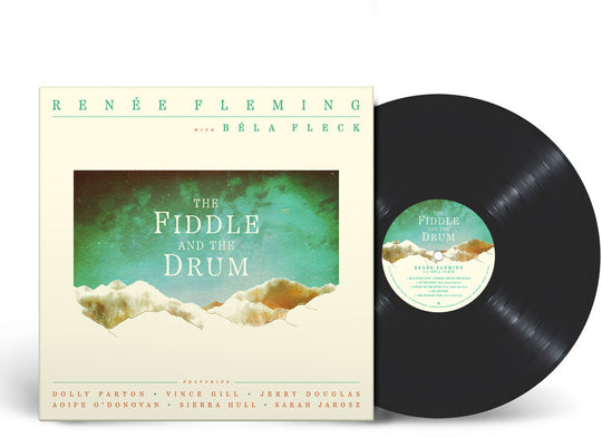the album cover for Renee Fleming - The Fiddle and the Drum