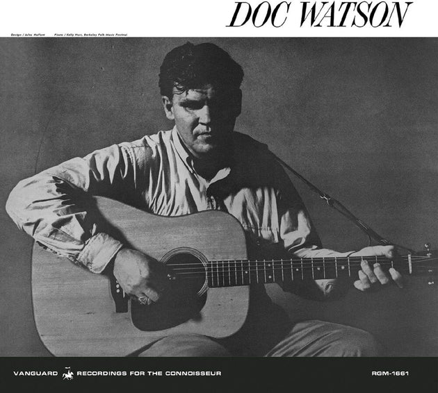 the album cover for Doc Watson - Doc Watson - Deep River Blue (Blue) [Colored Vinyl]