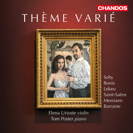 the album cover for Elena Urioste - Theme Varie
