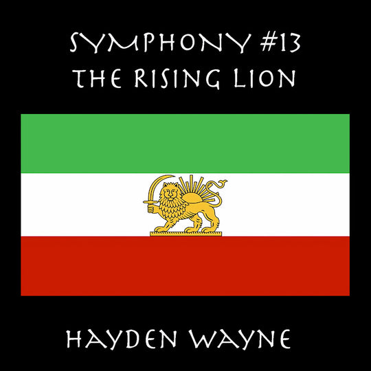 the album cover for Hayden Wayne - Symphony 13: the Rising Lion