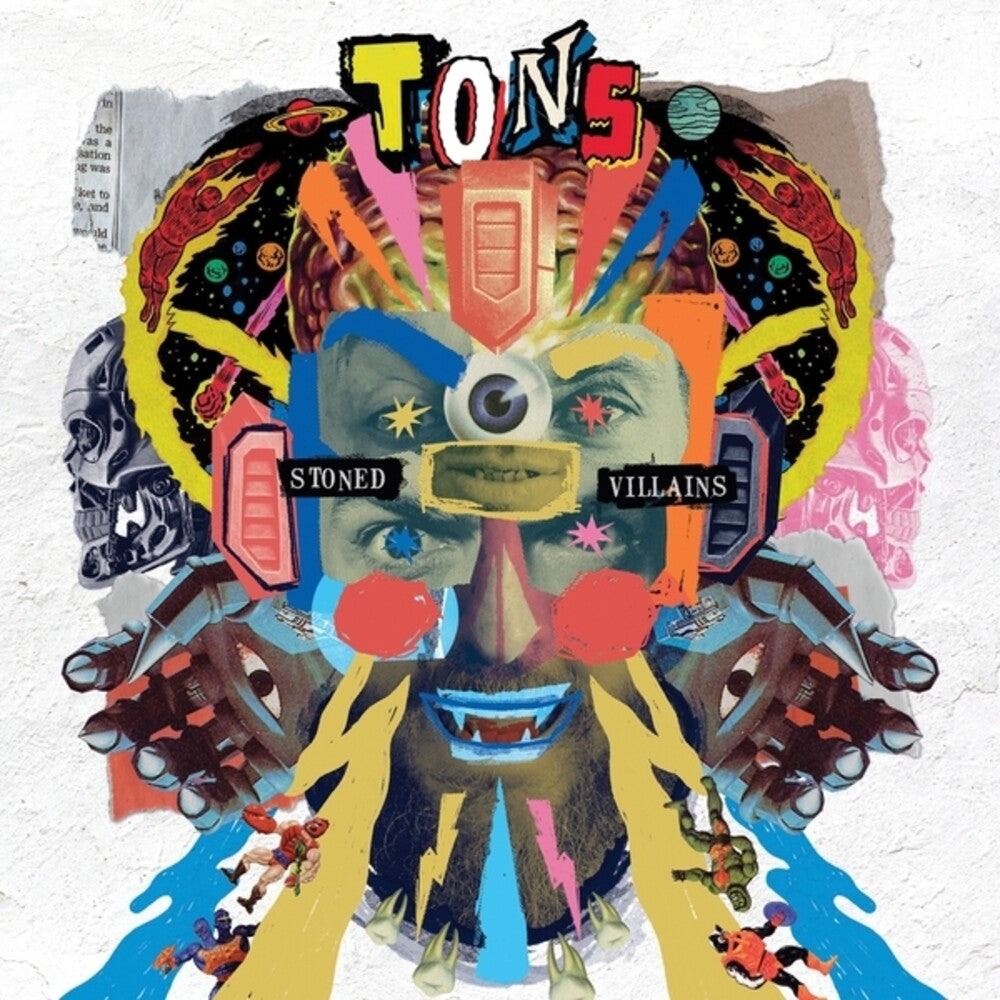 the album cover for Tons - Stoned Villains (pink Vinyl)