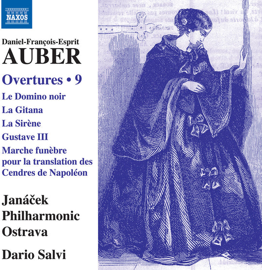 the album cover for Janacek Philharmonic Ostrava - Auber: Overtures Vol. 9