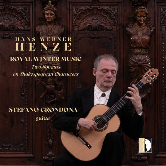 the album cover for Stefano Grondona - Hans Werner Henze: Royal Winter Music - Stefano