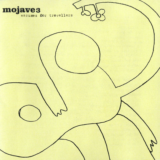the album cover for Mojave 3 - Excuses For Travellers