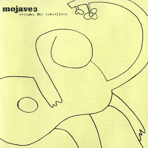 the album cover for Mojave 3 - Excuses For Travellers