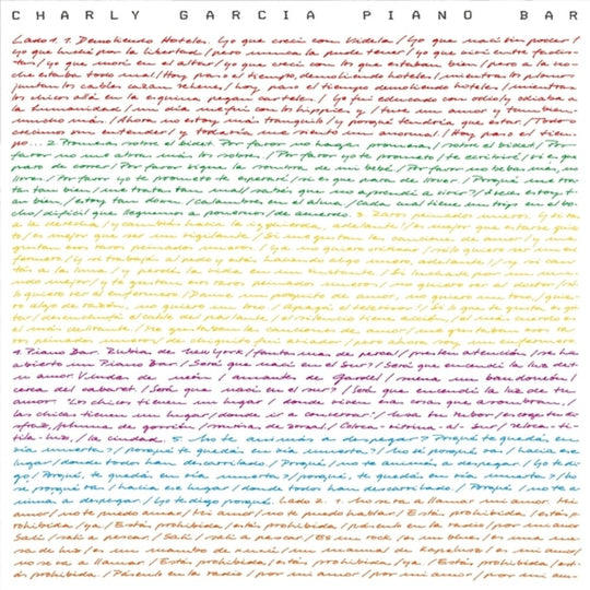 the album cover for Charly Garcia - Piano Bar