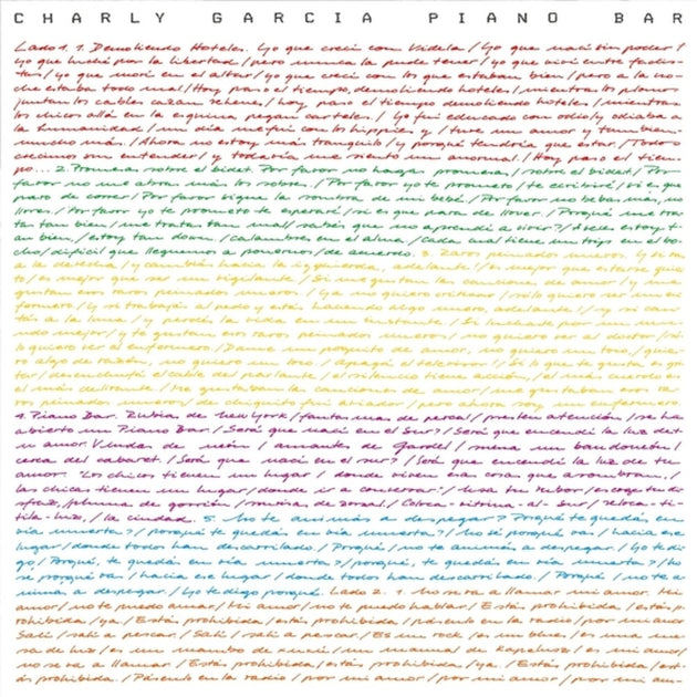 the album cover for Charly Garcia - Piano Bar