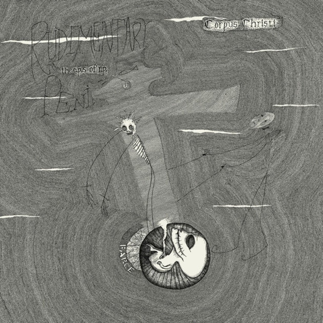 the album cover for Rudimentary Peni - E.p's of R.p