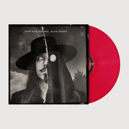 the album cover for Those Poor Bastards - Black Tongue - Red [Colored Vinyl] (Red)