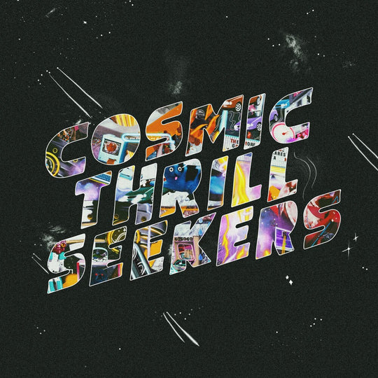 the album cover for Prince Daddy & Hyena - Cosmic Thrill Seekers (Jewl)