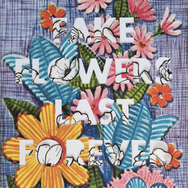 the album cover for Sam Sellers - Fake Flowers Last Forever [Colored Vinyl] [Limited Edition] (Pnk)