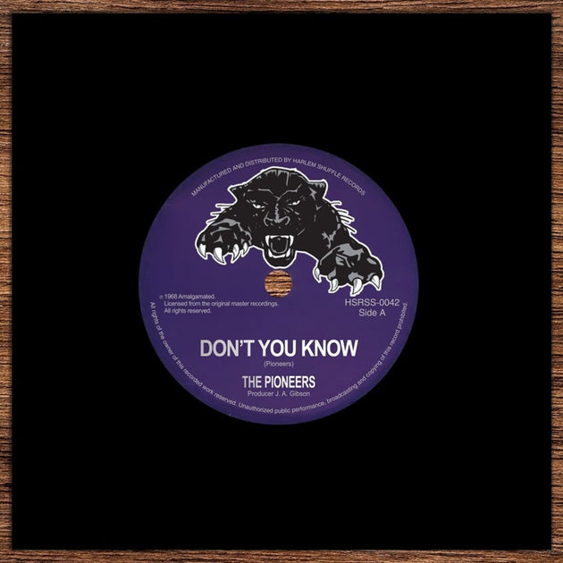 the album cover for Pioneers - Don't You Know / Me Naw Go A Believe [Reissue]