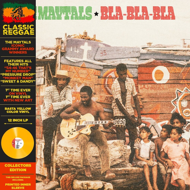 the album cover for Maytals - Bla-Bla-Bla - Yellow [Colored Vinyl] [Deluxe] [Limited Edition] (Ylw)