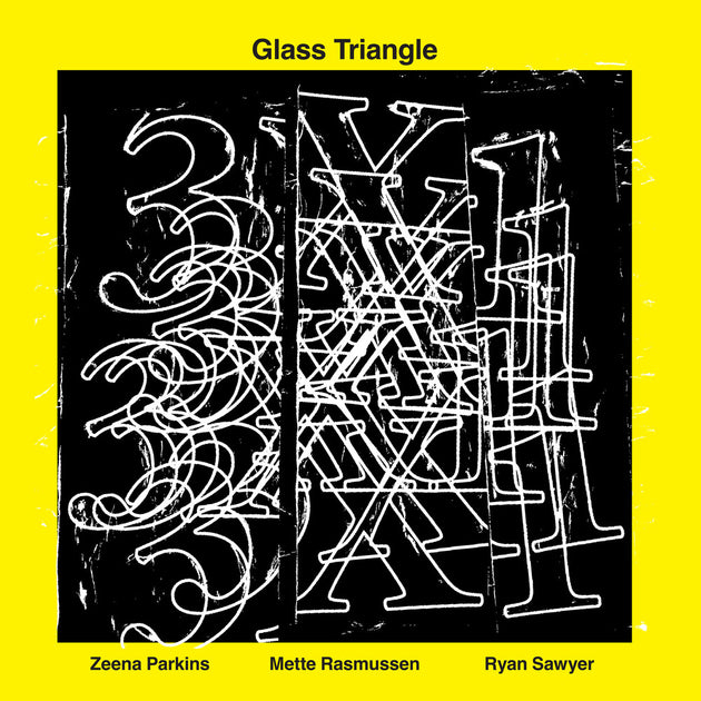 the album cover for Glass Triangle - 3 X 1