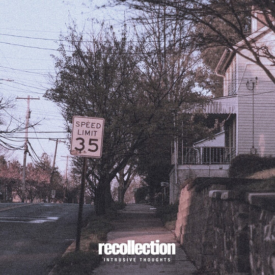 the album cover for Recollection - Intrusive Thoughts
