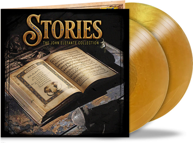 the album cover for John Elefante - Stories - Definitive Collection [Colored Vinyl] (Gate)