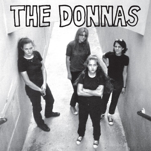the album cover for Donnas - Donnas - Analog - Clear W/ Black & Purple [Colored Vinyl]