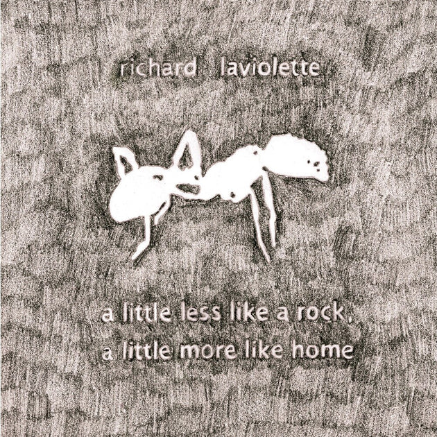 the album cover for Richard Laviolette - Little Less Like A Rock, A Little More Like Home