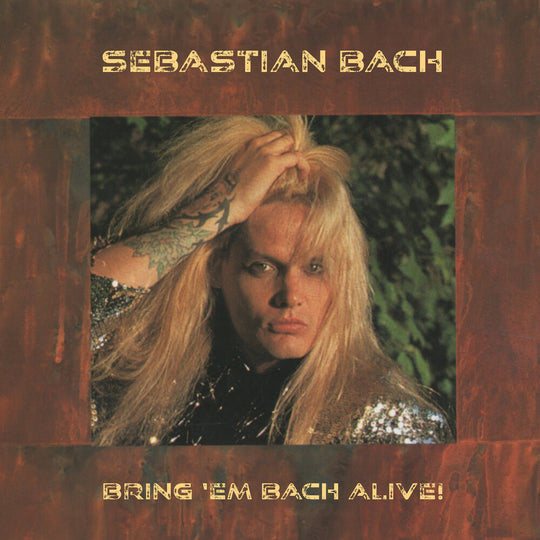 the album cover for Sebastian Bach - Bring 'em Bach Alive: Tokyo 1998 [Clear Vinyl] [Limited Edition]
