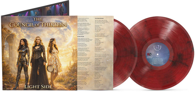 the album cover for Council Of Thirteen - Light Side [Colored Vinyl] (Gate) [Limited Edition] (Red)