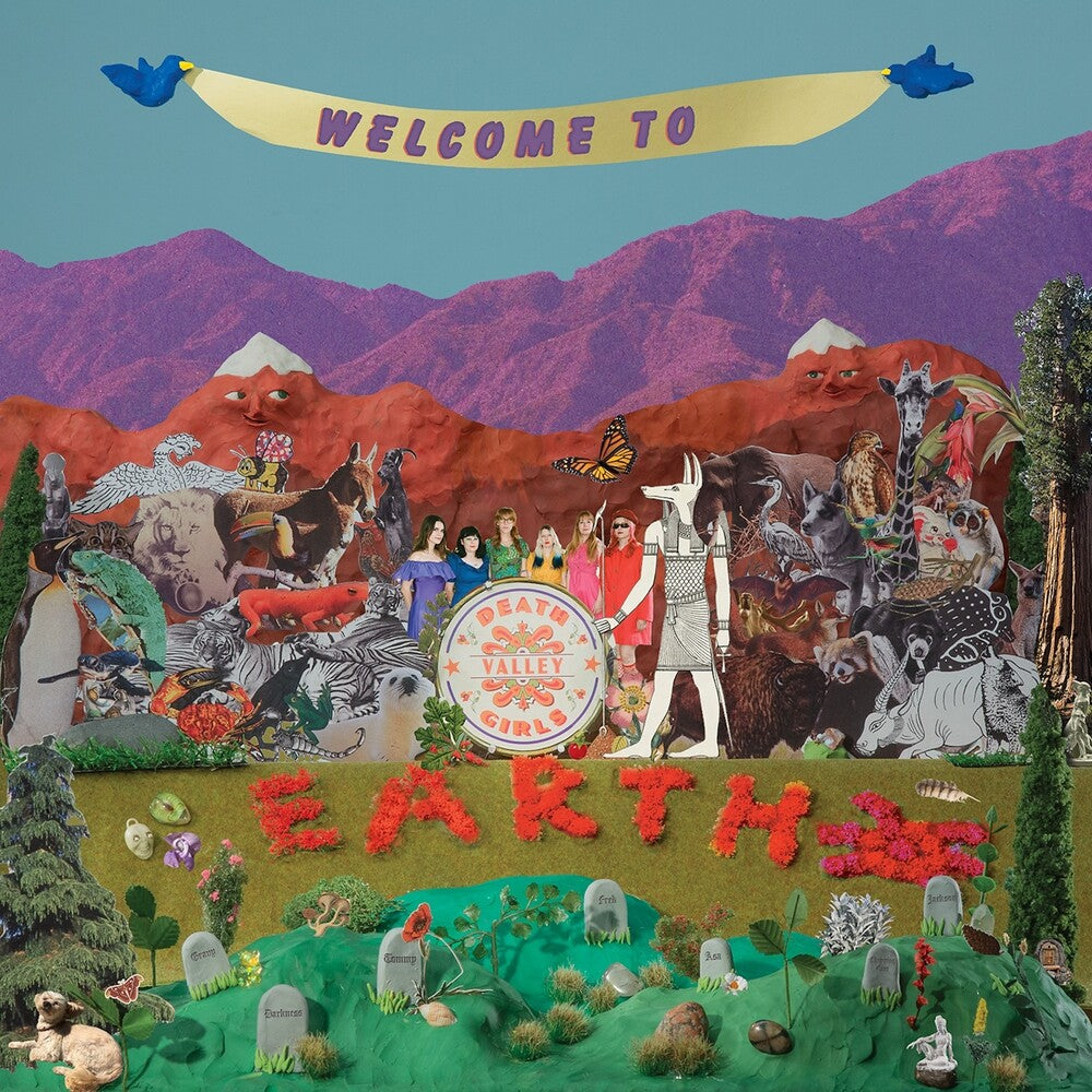 the album cover for Death Valley Girls - Welcome To Earth