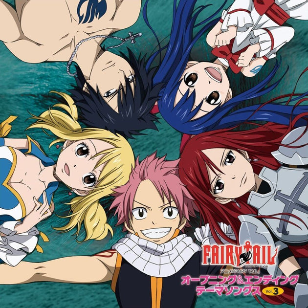 the album cover for Tv Anime Fairy Tail Opening & Ending Songs 3 / Var - Tv Anime Fairy Tail Opening & Ending Songs 3 / Ost