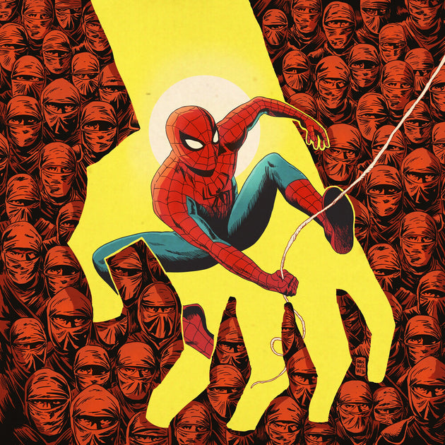 the album cover for Michael Giacchino  (Blue) (Colv) (Ofgv) (Red) - Spider-Man: Brand New Day / O.S.T. (Blue) [Colored Vinyl]