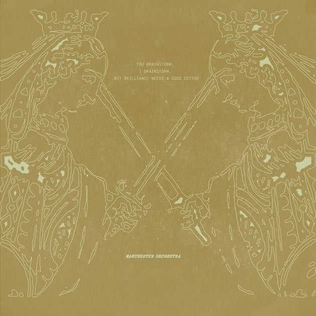 the album cover for Manchester Orchestra - You Brainstorm, I Brainstorm [Colored Vinyl] (Aniv) [Reissue]