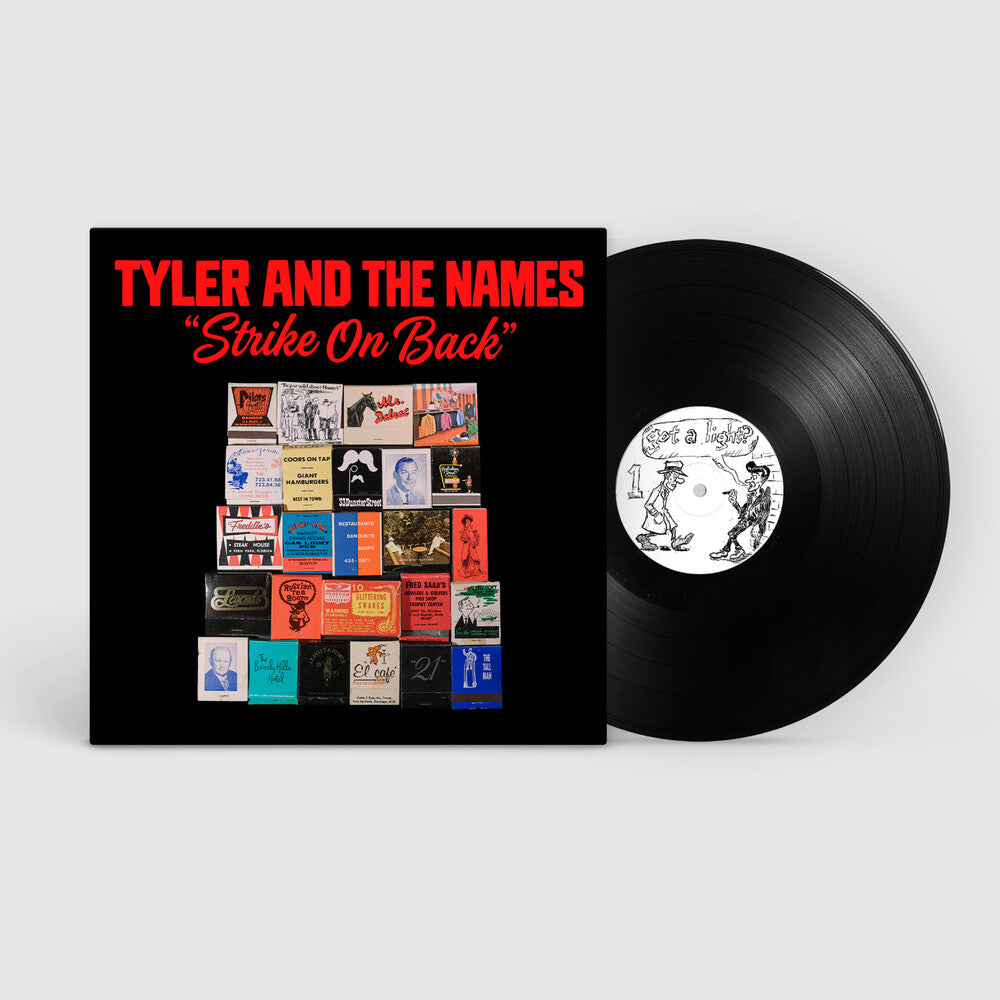 the album cover for Tyler & The Names - Strike On Back