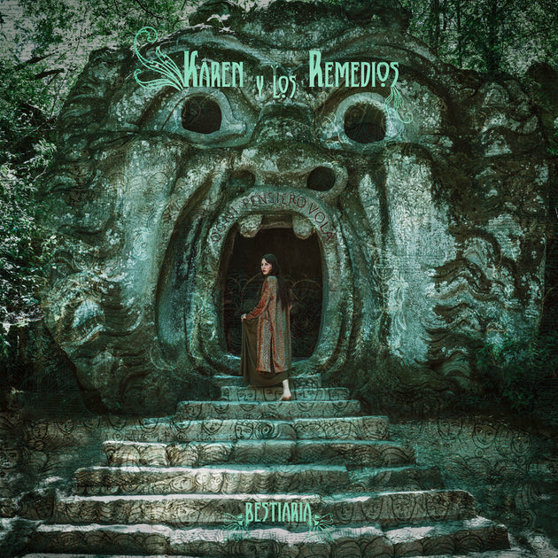 the album cover for Karen Y Los Remedios - Bestiaria [Colored Vinyl] (Grn)