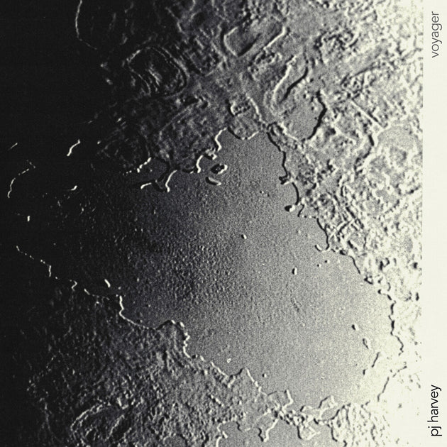 the album cover for PJ Harvey - Voyager [Black with Etching]