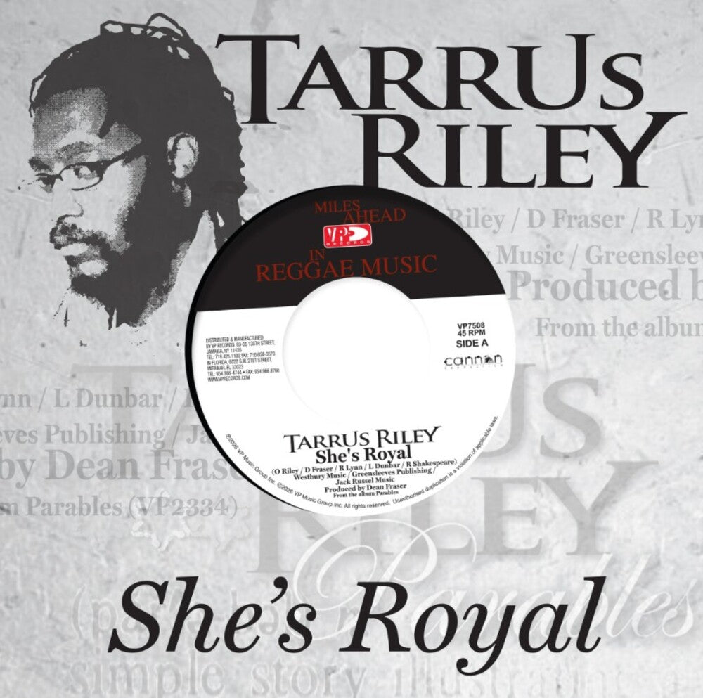 the album cover for Tarrus Riley - She's Royal