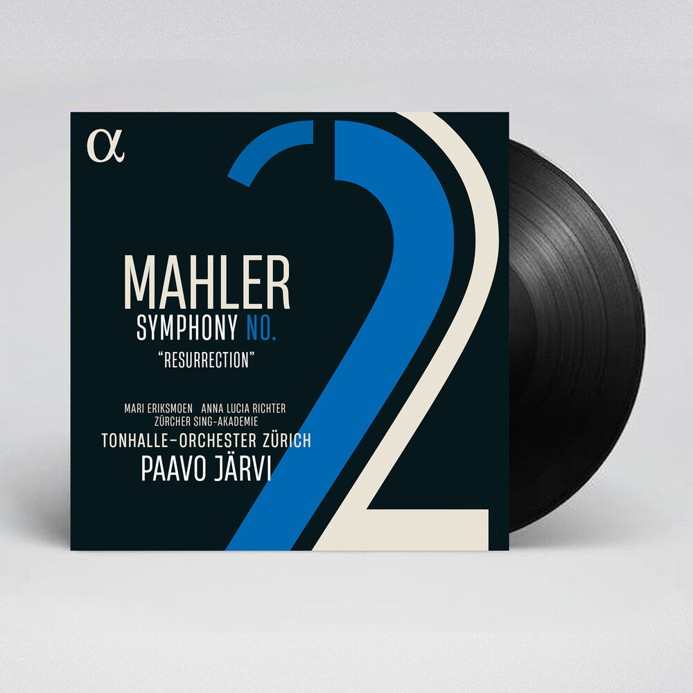 the album cover for Mari Eriksmoen - Mahler: Sym No. 2 Resurrection