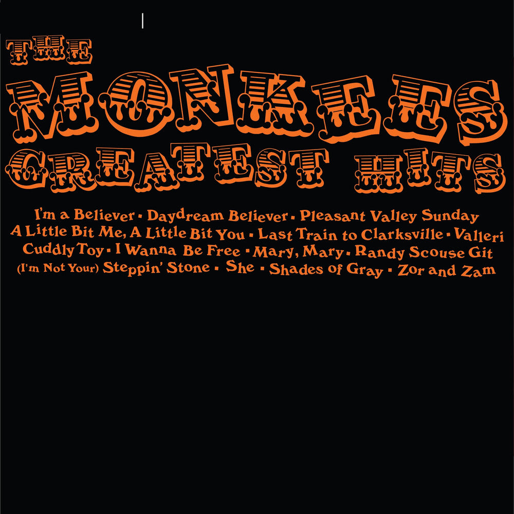 the album cover for Monkees - Greatest Hits [Colored Vinyl] [Limited Edition] (Org)