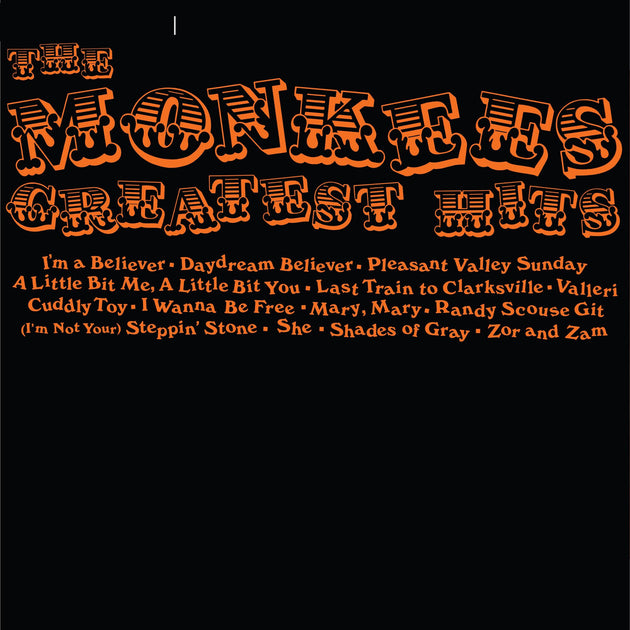the album cover for Monkees - Greatest Hits [Colored Vinyl] [Limited Edition] (Org)