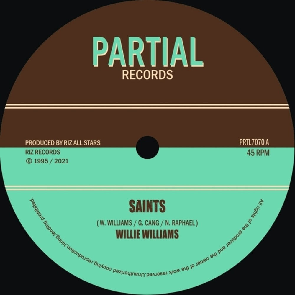 the album cover for Willie Williams - Saints (Ep)