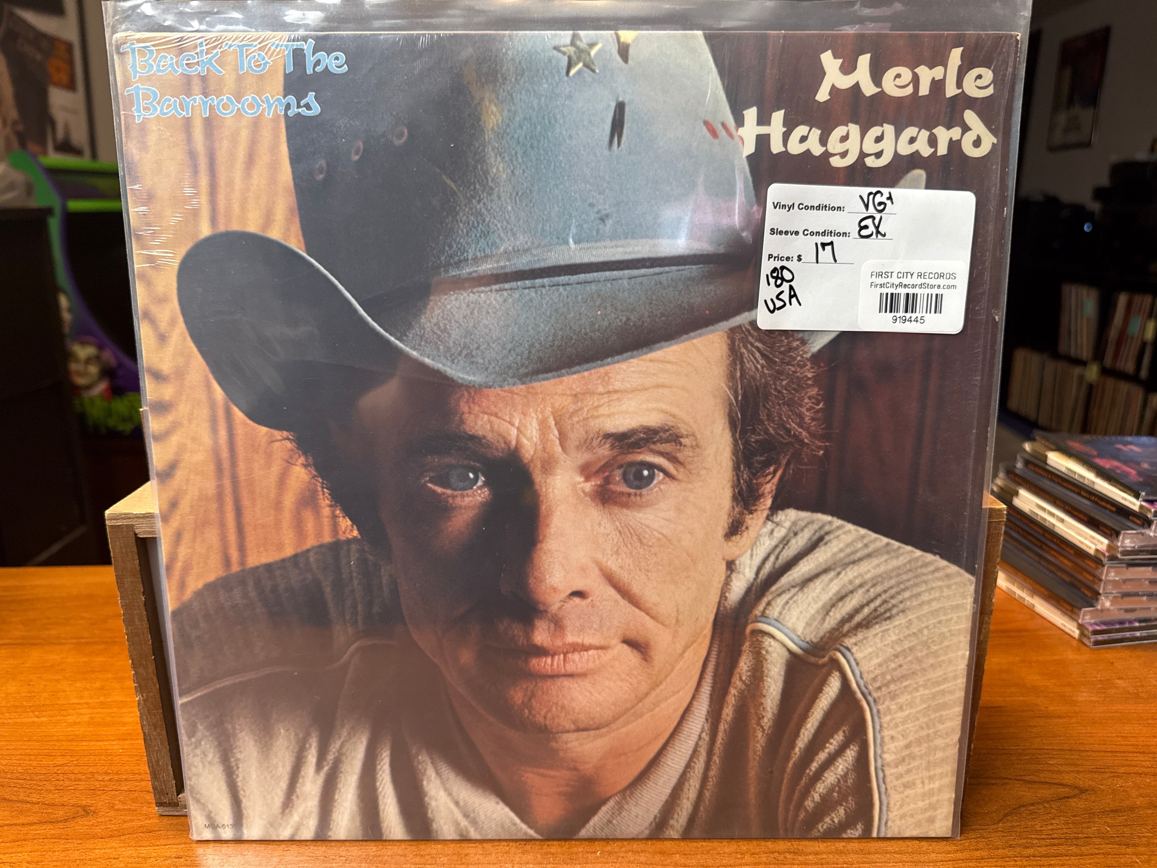 Merle Haggard - Back to the Barrooms (1980, USED)