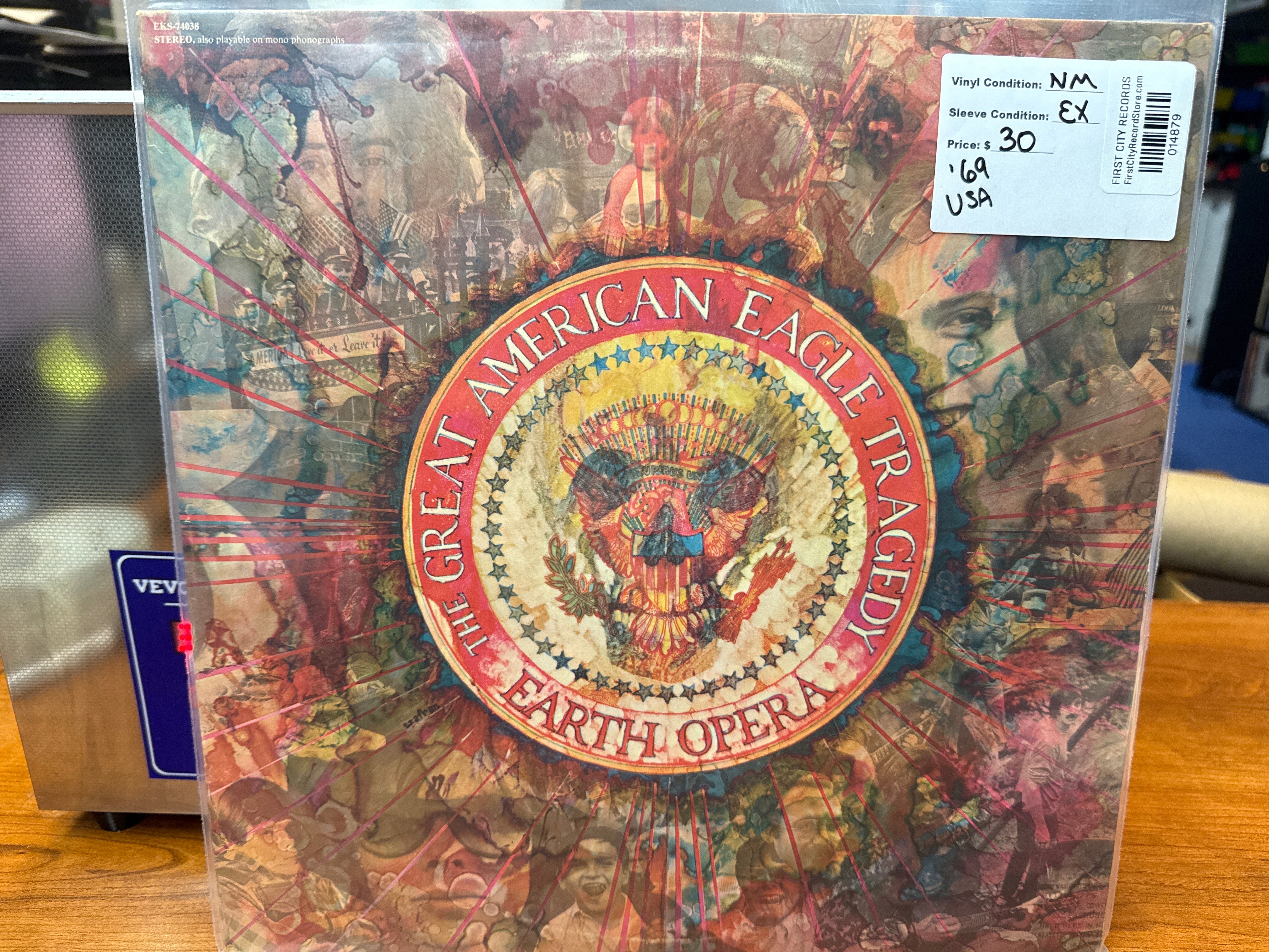 Earth Opera - The Great American Eagle Tragedy (1969, USED)