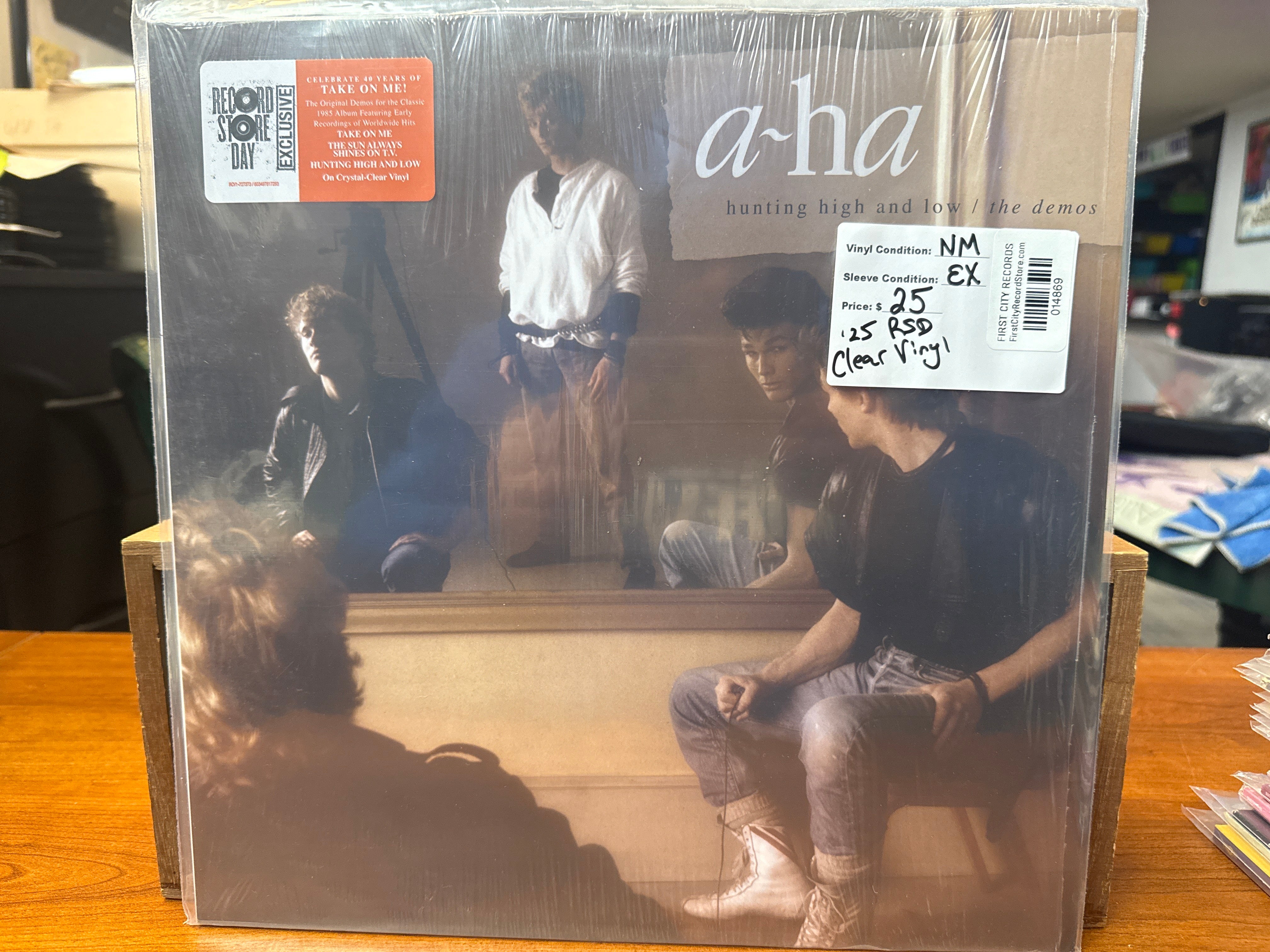 A Ha - Hunting High and Low: The Demos (2025, Clear Vinyl, USED)